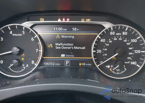 2022 Nissan Altima Sr Intelligent Awd from USA, damaged, VIN 1N4BL4CW8NN416062